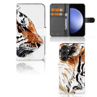 Hoesje Samsung Galaxy S23 FE Watercolor Tiger - thumbnail