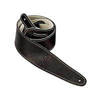 Fender® »BALL GLOVE LEATHER GUITAR STRAP« Gitaarband | Baseball-Handschoen leer | Breedte: 6.4cm | Kleur: Zwart