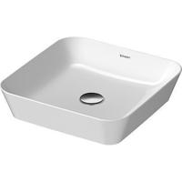 Duravit Cape Cod waskom vierkant zonder kraangat zonder overloop 43x43cm mat wit/wit 2340432600 - thumbnail