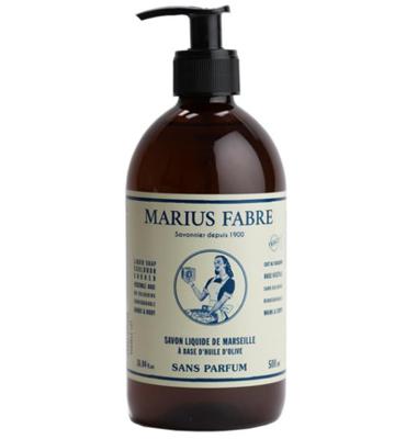 Marius Fabre Marius Fabre Nature Marseille Zeep Zonder Parfum Met Pomp (500ml)
