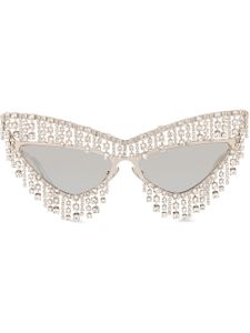 Dolce & Gabbana Eyewear lunettes de soleil à monture papillon - Argent