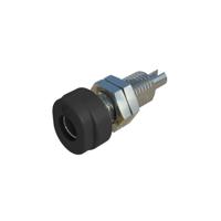 SKS Hirschmann BUG 10 Veiligheids-connector Bus, inbouw verticaal Stift-Ø: 4 mm Zwart 1 stuk(s)