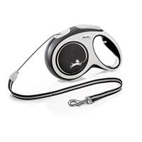 Flexi hondenlijn, uittrekbaar, met zachte grip, 3 m / 5 m / 8 m / 8 m / 8 - 20 kg