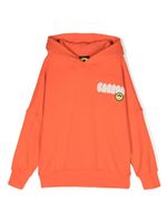 Barrow kids hoodie en coton à imprimé ourson - Orange