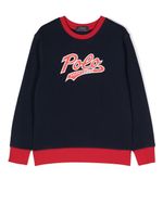 Ralph Lauren Kids sweat à logo imprimé - Bleu - thumbnail