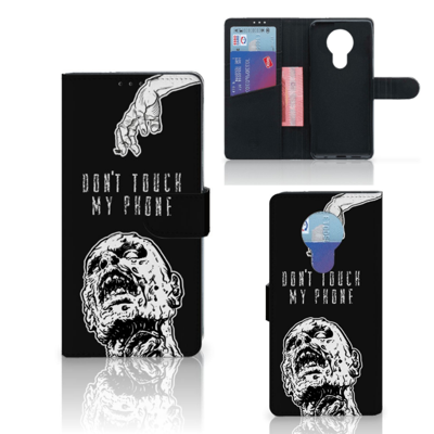 Portemonnee Hoesje Nokia 5.3 Zombie Portemonnee Hoesje Nokia 5.3 Zombie