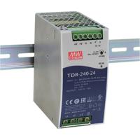 Mean Well TDR-240-24 DIN-rail netvoeding 24 V/DC 10 A 240 W Aantal uitgangen: 1 x Inhoud: 1 stuk(s) - thumbnail