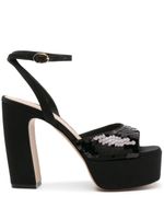 Roberto Festa Stex 120mm sequined sandals - BLACK