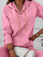 Plus maat Casual met capuchon Capuchon