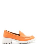 Sarah Chofakian mocassins Ully en cuir - Orange