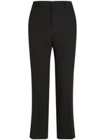 Karl Lagerfeld Punto straight-leg trousers - Noir