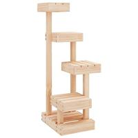 vidaXL Kattenmeubel 45,5x49x103 cm massief grenenhout
