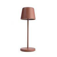DEKO-LIGHT Canis Mini draadloze tafellamp, modern, IP65, oplaadbaar, USB, touch-licht, dimbaar, sfeer, tafelbar, restaurant (terracotta)