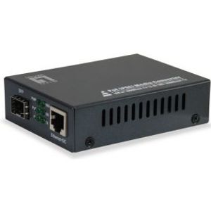 LevelOne GVT-2012 netwerk media converter 1000 Mbit/s Zwart