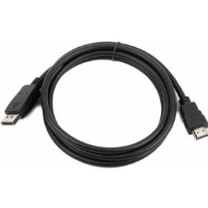 Gembird DisplayPort - HDMI, 3m HDMI A Zwart