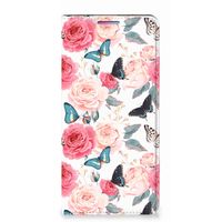 Motorola Moto G60s Smart Cover Butterfly Roses