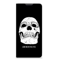 Mobiel BookCase Motorola Edge 30 Pro Skull Eyes