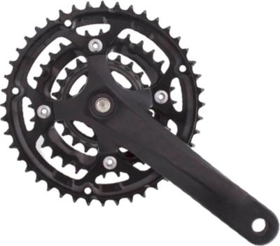 Lasco crankset FM 628 CNC 44/32/22T 170 mm aluminium zwart Lasco crankset FM 628 CNC 44/32/22T 170 mm aluminium zwart