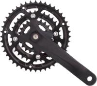 Lasco crankset FM 628 CNC 44/32/22T 170 mm aluminium zwart
