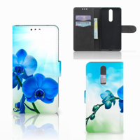 Nokia 8 Hoesje Orchidee Blauw - Cadeau voor je Moeder