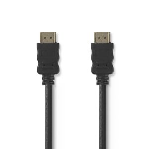 High Speed HDMI-Kabel met Ethernet | HDMI-Connector - HDMI-Connector | 1,0 m | Zwart