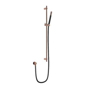 Hotbath Archie Glijstang - 90cm - wanduitlaat - doucheslang 1.5m - handdouche - geborsteld koper PVD AR317BCP