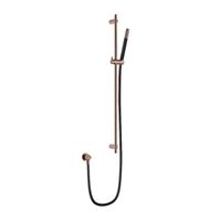 Hotbath Archie Glijstang - 90cm - wanduitlaat - doucheslang 1.5m - handdouche - geborsteld koper PVD AR317BCP