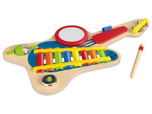 Playtive Houten muziekset (6-in-1 gitaar)