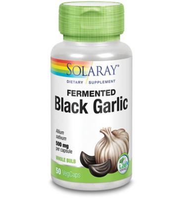 Solaray Solaray Zwarte Knoflook Gefermenteerd 500mg (50vc) Solaray Solaray Zwarte Knoflook Gefermenteerd 500mg (50vc)