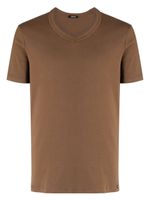 TOM FORD t-shirt à col v - Marron - thumbnail