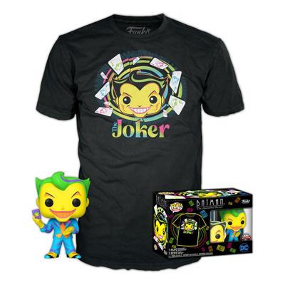 DC Comics POP! & Tee Box Joker (BKLT) Size XL