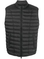 Diesel gilet matelassé à patch logo - Noir