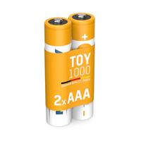 ANSMANN oplaadbare batterij Micro AAA, 2 stuks, 800 mAh 1,2V Ni-MH, oplaadbaar, ideaal voor kinderspeelgoed, spelconsoles, speelgoed