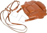 small foot Zadel- en hoofdstelset houten paard van kunstleer, met verstelbare zadelriem, vanaf 3 jaar, 11906, groot