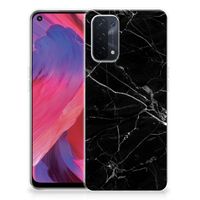 OPPO A93 5G TPU Siliconen Hoesje Marmer Zwart - Origineel Cadeau Vader - thumbnail