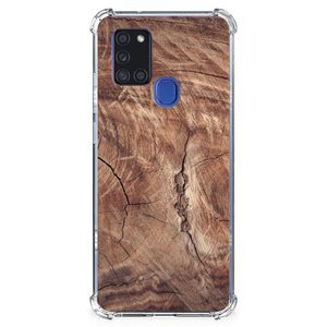 Samsung Galaxy A21s Stevig Telefoonhoesje Tree Trunk