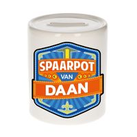 Vrolijke kinder spaarpot voor Daan   -