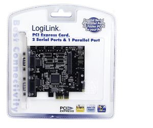 LogiLink PC0033 interfacekaart/-adapter Intern Parallel, Serie