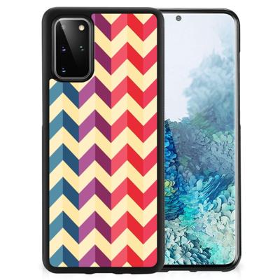 Samsung S20 Plus Bumper Case Zigzag Multi Color