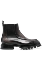 Santoni bottines en cuir - Noir