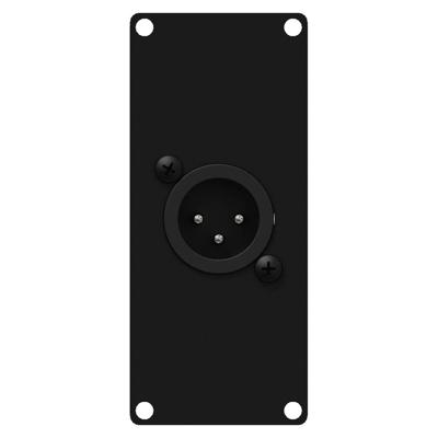 Caymon CASY122/B 1x XLR male naar terminal plaatje 1 space