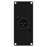 Caymon CASY122/B 1x XLR male naar terminal plaatje 1 space