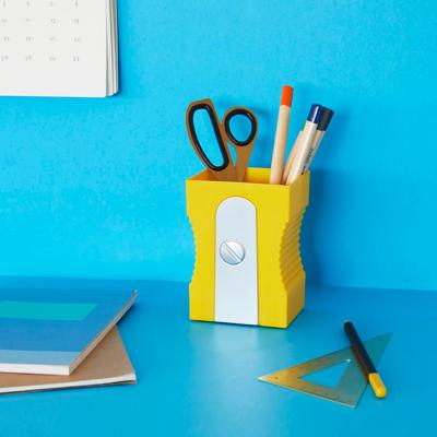 Puntenslijper Pennenhouder - Geel Puntenslijper Pennenhouder - Geel