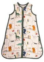 Bizzi Growin trappelzak jongens 0-6 maanden katoen wit/groen