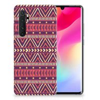 Xiaomi Mi Note 10 Lite TPU bumper Aztec Paars - thumbnail