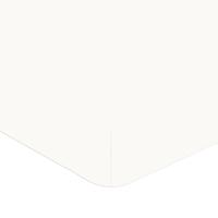 Biojersey hoeslaken, Wit 150 x 200 cm