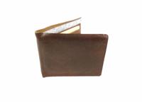 Bern compacte Heren portemonnee Cognac landscape model