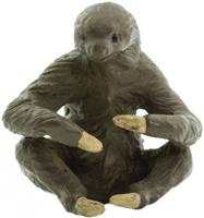 Safari mini figuren Luiaard 2,5 cm rubber bruin 192 stuks