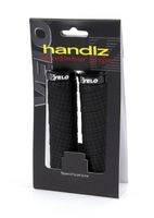 Velo Handvatten visegrip alu met gel 129/129mm zwart op kaart - thumbnail