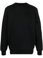 C.P. Company Sweater met lens-detail - Zwart